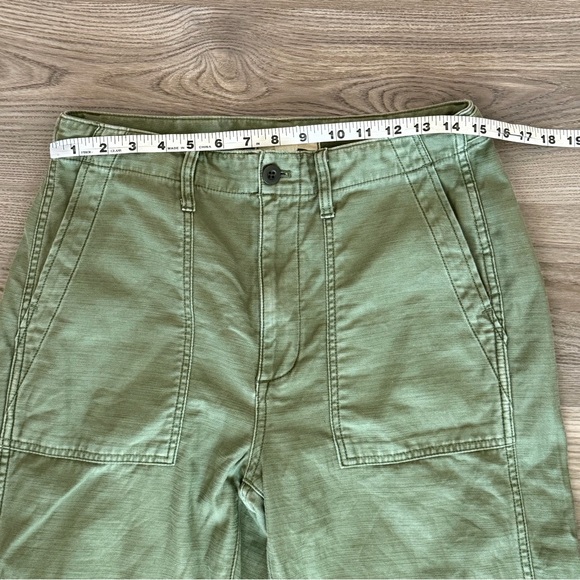 Madewell Griff Tapered Fatigue Cargo Pant Green Women’s size 26 - Picture 7 of 10